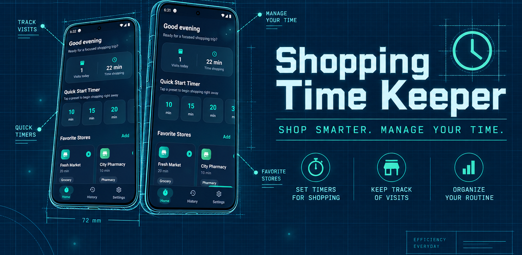 Shopping Time Keeper promotional banner